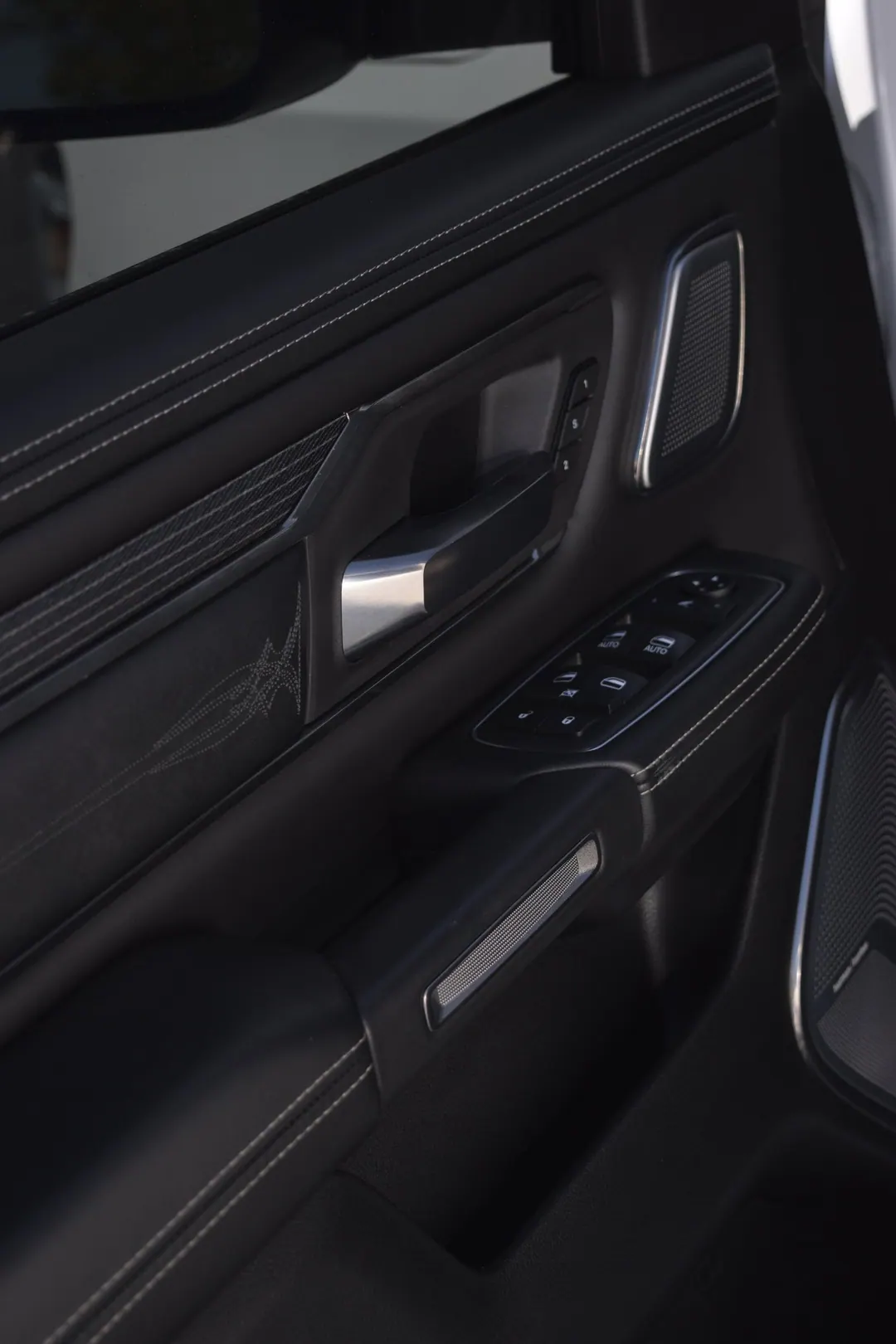Detailed car interior with clean seats