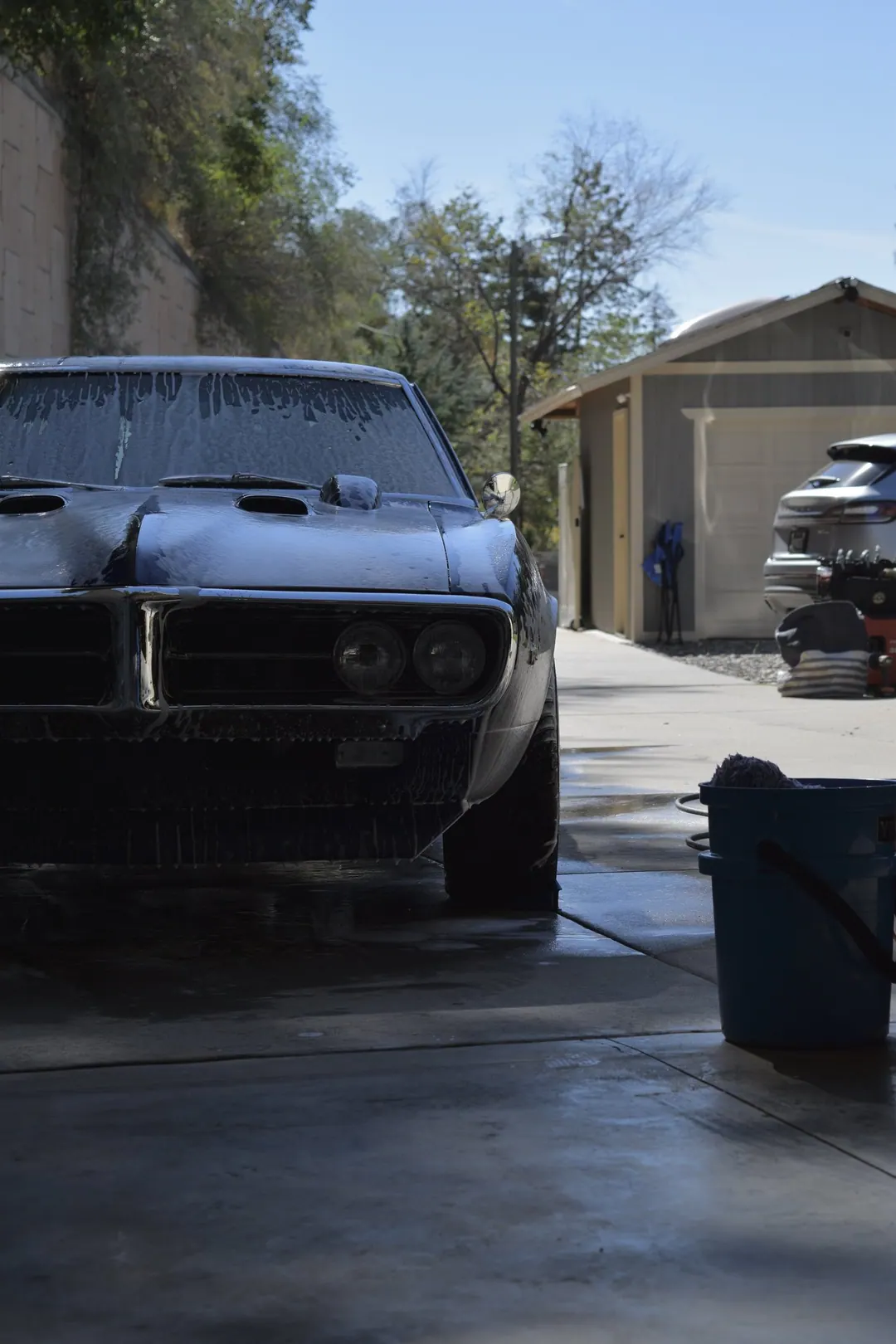 Detailed car exterior