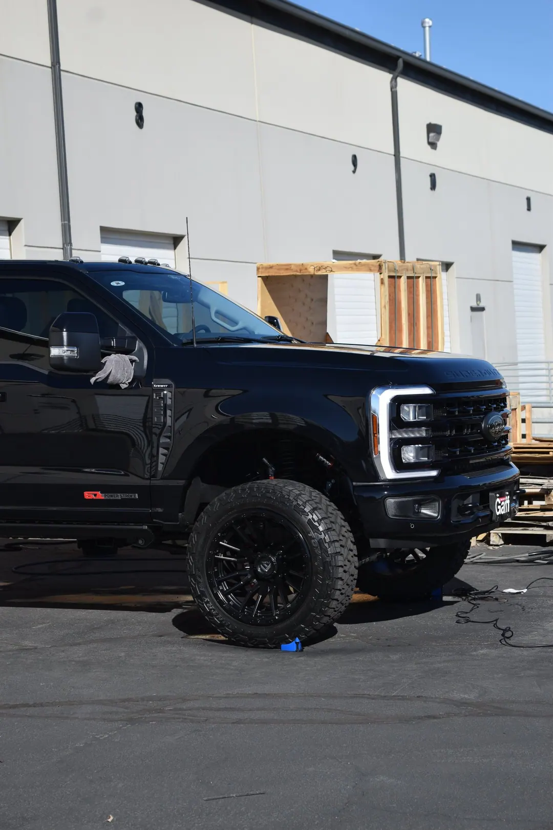 Black pickup after a full detail